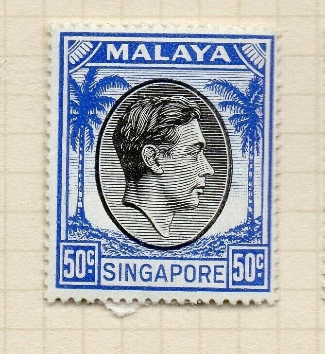 Malaya Singapore 1948-52 Early Issue Fine Mint Hinged 50c. NW-197213