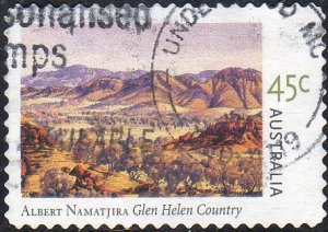Australia 2070 - Used - 45c Glen Helen Country (2002) (cv $1.10) +
