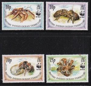 Album Treasures BIOT Scott # 132-135  Crabs   Mint NH