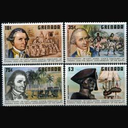 GRENADA 1978 - Scott# 895-8 Captain Cook Set of 4 NH