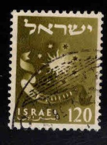 ISRAEL Scott 113 Used  Tribes stamp  Wmk 302