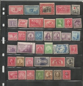 US EARLY 1900'S COLLECTION, MNH, OG