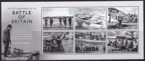 Sc# 3416 GB Churchill: Battle of Britain mini sheet 2015 MNH CV $18.00
