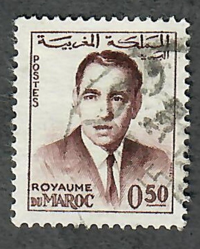 Morocco #82 King Hassan used single