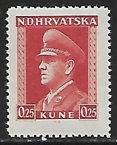 Croatia # 61 - Ante Pavelich - MNH.....{ZW1}