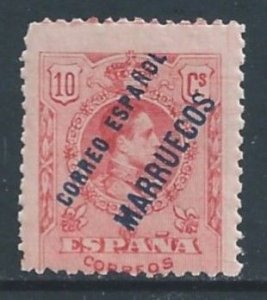 Spanish Morocco #16 NH 10c Spain Alfonso XIII Issue Ovptd.