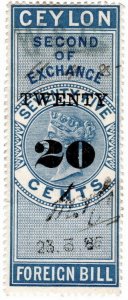 (I.B) Ceylon Revenue : Foreign Bill 20c on 75c OP (Second)