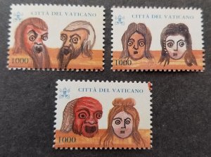 *FREE SHIP Vatican See The Classics 1997 Masks (stamp MNH