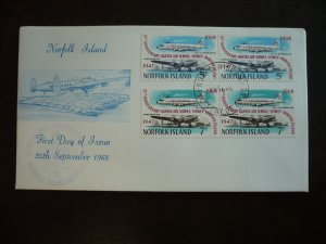 Postal History - Norfolk Island - Scott# 119-120 - First Day Cover