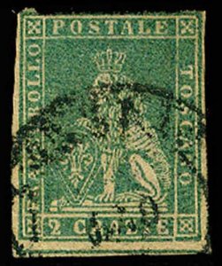 ITALIAN STATES- TUSCANY 13a  Used (ID # 64959)