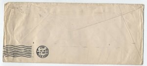 1927 JQ5 25 cent parcel post due LaPorte IN return to sender cover rare! [y5082]