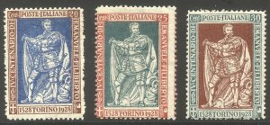 ITALY #201a-3b SCARCE Mint - 1928 Philbert, Perf 13 1/2