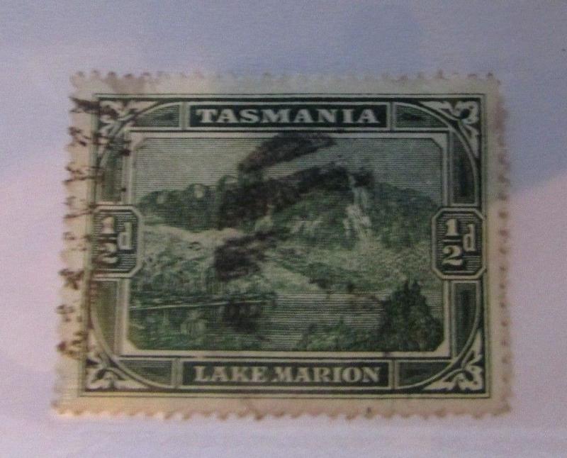 Tasmania Australia SC #86 LAKE  MARION  used stamp