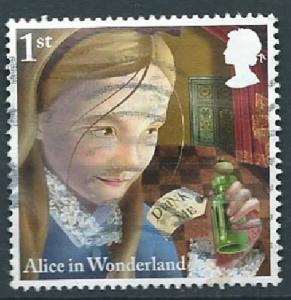 GROSSBRITANNIEN GRANDE BRETAGNE GB 2015 DRINK ME AT THE BOTTOM ALICE  1ST MI ...