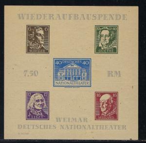 DDR under russian occupation Scott # 16N9f, mint nh, s/s, exp. h/s