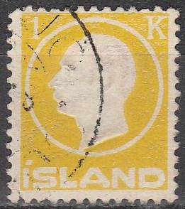 Iceland #96 F-VF Used CV $80.00 (S1715)