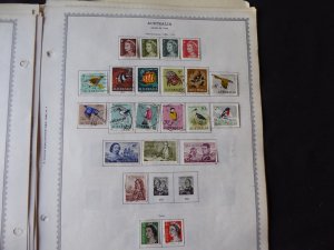 Australia 1909-1974 Stamp Collection on Album Pages