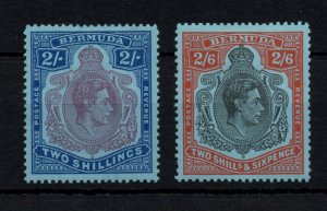 Bermuda 1950-52 2/- & 2s 6d mint MH WS38757