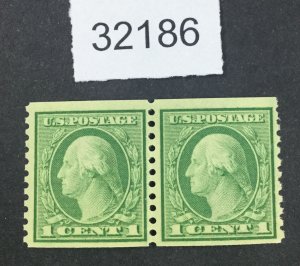 US STAMPS #490 PAIR MINT OG NH LOT #32186