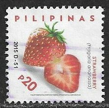 Philippines ~ Scott # 3578 ~ Used ~ Strawberry