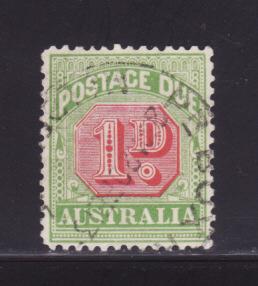 Australia J40 U Numeral, Postage Due