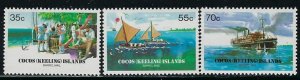 Cocos Is 111-13 MNH 1984 Barrel Mail (fe2773)