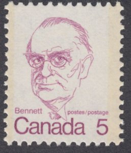 Canada - #590 Richard B. Bennett - MNH