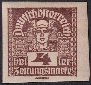 Austria - 1920 - Scott #P30 - MH - Mercury