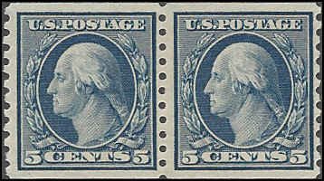 496 Mint,OG,VLH... Pair... SCV $8.00