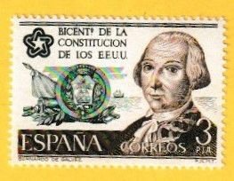 SPAIN SCOTT#1948 1976 3p AMERICAN REVOLUTION - MNH