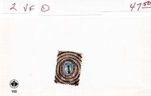 RUSSIA  2  VF  USED
