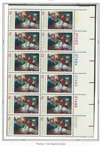 United States Plate Block   mnh SC  1701