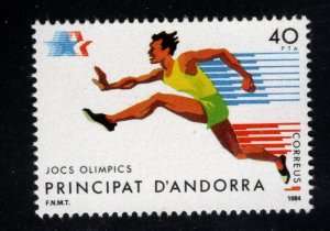 Andorra  (Spanish) Scot 164  MNH** 1984 Summer Olympics stamp