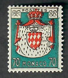 Monaco #313 Mint Hinged single