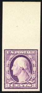 483, Mint Superb NH 3¢ Imperforate - A GEM - Stuart Katz