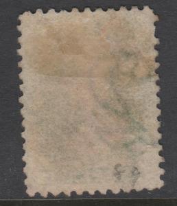 Tasmania 1864 2d Yellow Green Chalon Sc#30 SG#89 Fine Used