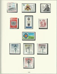1961-1985 Berlin Unused Never Hinged Stamp Collection In Safe Album