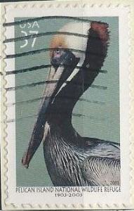 US 3774 (used on paper) 37¢ Pelican Island