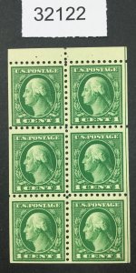 US STAMPS #424d MINT OG H BOOKLET  LOT #32122