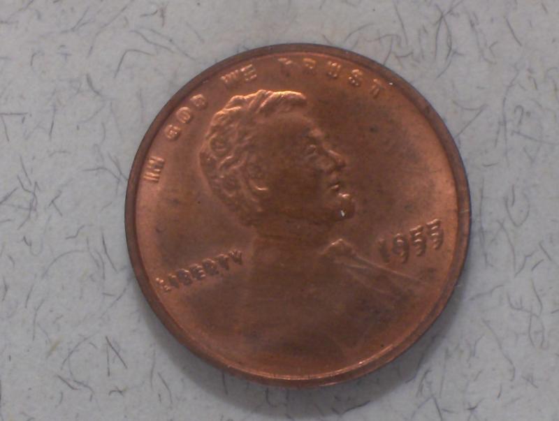 1955 DDO Lincoln Cent Copy