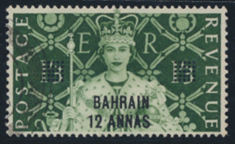 Bahrain SG 92 SC# 94  Used  see scans / details 1953 issue   Coronation