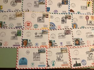 Austria Airship Balloon post covers 15  items Ref A1098