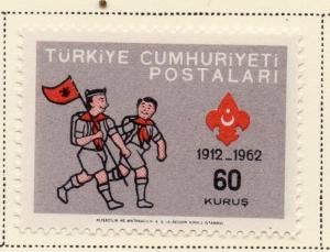 Turkey 1962 Early Issue Fine Mint Hinged 60k. 093608