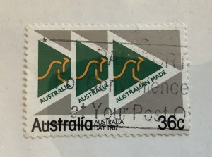 Australia 1987  Scott  1010  used - 36c, Australia Day, made in Australia