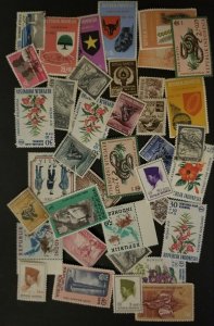 INDONESIA Stamp Lot Used Unused Mint MH T4213