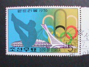 ​KOREA- 1976 SC# 1469-74 OLYMPIC GAMES-MONTREAL-CANADA  CTO-VERY FINE