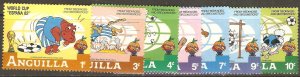 1982 Anguilla Scott 492-498 World Cup MNH