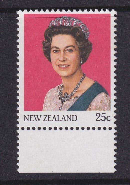 New Zealand, Scott 828 var (SG 1371 Footnote), Orders on Sash Omitted, MNH