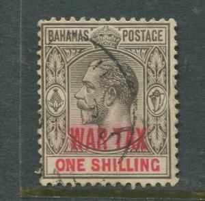 Bahamas -Scott MR8 - Queens Staircase War Tax -1918 - FU - Single 1/- Stamp