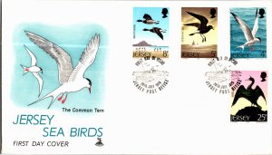 Jersey, Worldwide First Day Cover, Birds